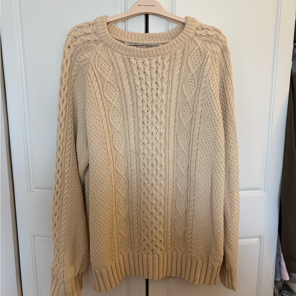 LL Bean Men's Signature Cotton Fisherman Sweater (XXL)